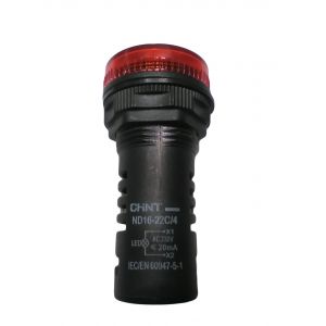 LLAVE PILOTO OJO DE BUEY 22MM 230V CHINT - Vista 1
