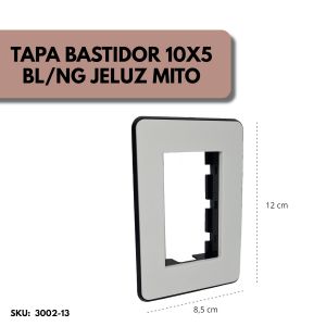 TAPA BASTIDOR 10X5 BL/NG JELUZ MITO - Vista 3