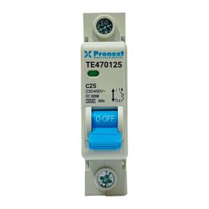 LLAVE TERMICA UNIPOLAR 1X25A 3KA CURVA C PRONEXT