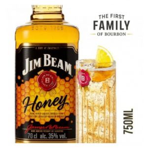 WHISKY JIM BEAN HONEY 750CC - Vista 2