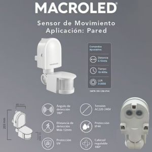 KIT ALARMA C/ SIRENA CON SENSOR DE MOVIMIENTO COLOR BLANCO - Vista 7