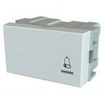 MODULO PULSADOR 10A JELUZ PLATINUM BLANCO