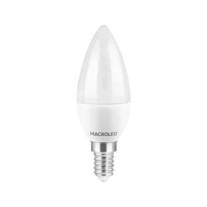 LAMPARA VELA LED 6W E14 MACROLED - Vista 2