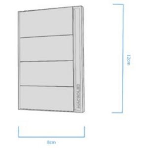 TECLA SMART TOKIO MACROLED 4 CANALES PULSADOR CON CAPACITOR - Vista 2