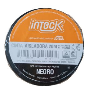 CINTA AISLADORA PVC 20 MTS INTECK - Vista 1