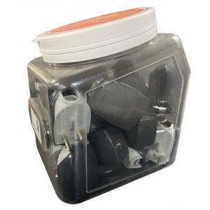 PACK X25 FICHA MACHO 20A GRIS EN CARAMELERA - Vista 1