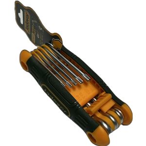 JUEGO DE LLAVES TORX 8 EN 1 PLEGABLES JADEVER - Vista 1
