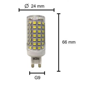 LAMPARA BIPIN 12W G9 220V MACROLED - Vista 4