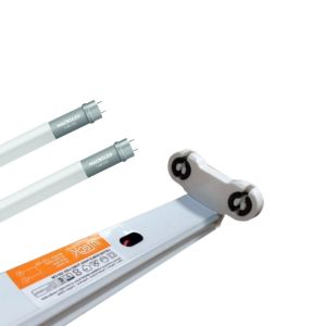 LISTON DOBLE + 2 TUBOS NANO 18 W 120 CM FRIO