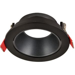 ARTEFACTO DE EMBUTIR REDONDO ANTIDESLUMBRANTE DICRO X1 MOVIL PC NEGRO-NEGRO