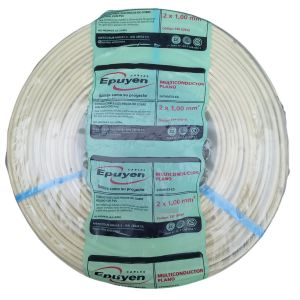 CABLE VAINA PLANA 2X1 MM X METRO MARFIL EPUYEN - Vista 1