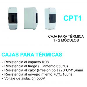 TABLERO ELECTRICO P/ TERMICA 1 A 2 MODULOS STAR BOX - Vista 6