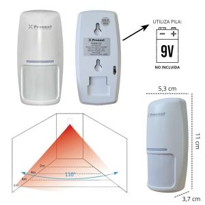 KIT 1 ALARMA DOMICILIARIA INALAMBRICA WIFI + FREE APP CELULAR + GOOGLE HOME - Vista 3