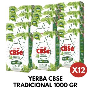 PAQUETE YERBA CBSE TRADICIONAL 1000 GR X 12 UNIDADES - Vista 1