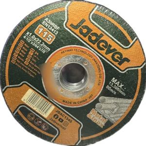 DISCO ABRASIVO PARA CORTE DE METAL 115MM JADEVER - Vista 3