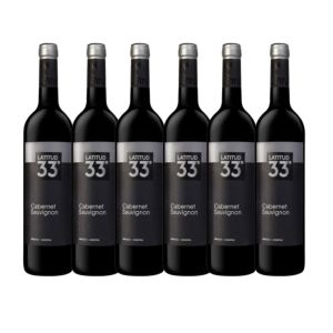 VINO LATITUD 33º CABERNET SAUVIGNON 750 CC X 6 BOTELLAS