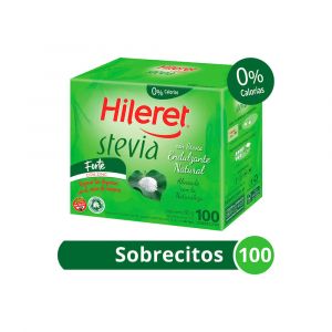 EDULCORANTE HILERET STEVIA FORTE 100 SOBRES - Vista 1