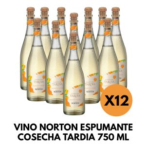 VINO NORTON ESPUMANTE COSECHA TARDIA 750 ML X 12 UNIDADES - Vista 1