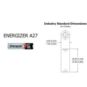 PILA A27 12V ENERGIZER - Vista 1