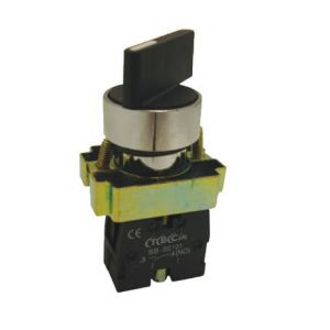 SELECTORA MANETA LARGA 22 MM 2 POSICIONES I-0 TBCIN