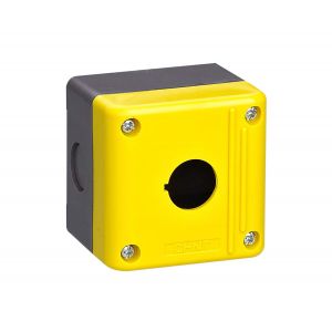 CAJA VACÍA AMARILLA CHINT NPH-10J - 1 ORIFICIO 22 MM IP65