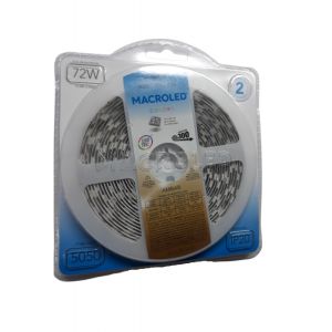 CINTA LED 72W 12V 5050 IP 20 X 5 MTS MACROLED - Vista 16