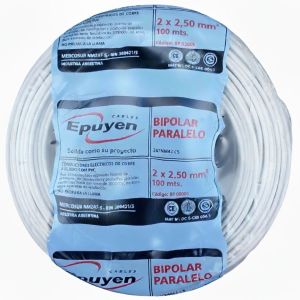 CABLE BIPOLAR 2.5 MM X 100 METROS EPUYEN - Vista 2