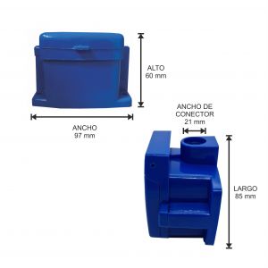 CAJA CAPSULADA EXTERIOR 1 PUNTO Y TOMA 10 AMP C/ TAPA EXTERIOR EXULTT - Vista 3