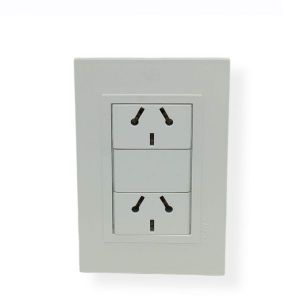 PACK 50 SET ARMADO TOMACORRIENTES DOBLE 10A (ESPECIAL) LINEA URBANA EXULTT