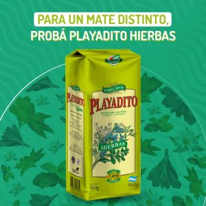 YERBA PLAYADITO C/HIERBAS 500 GR X 10 UNIDADES - Vista 6