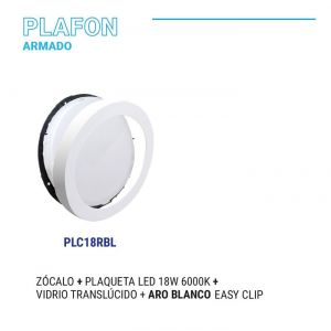 PANEL LED 18W APLICAR REDONDO BLANCO 6000K STAR BOX - Vista 3