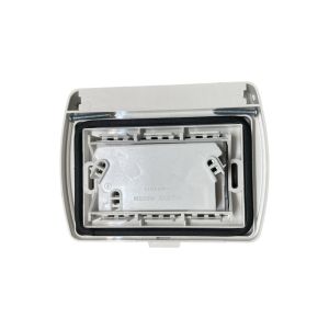 TAPA CAPSULADA EXTERIOR MEMBRANA + TOMACORRIENTE DOBLE EXULTT URBANA - Vista 2