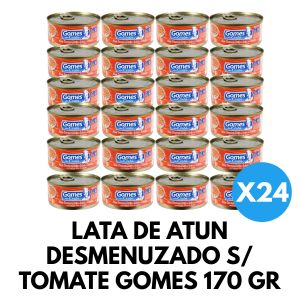 LATA DE ATUN DESMENUZADO S/ TOMATE GOMES 170 GR X 24 UNIDADES - Vista 1