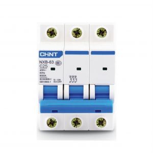 LLAVE TERMICA TRIPOLAR 3X25A 6KA CURVA C CHINT