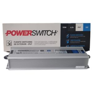 FUENTE LED SWITCHING 24V 6.2A 150W IP67 POWER SWITCH - Vista 2