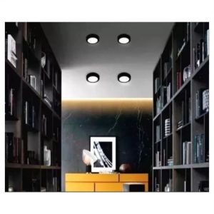 PANEL LED  APLICAR REDONDO 12W NEGRO MACROLED - Vista 7