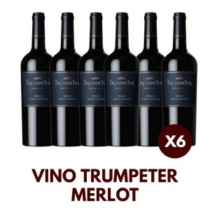 VINO TRUMPETER MERLOT 750 CC X 6 BOTELLAS - Vista 1