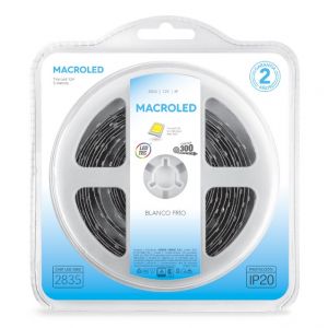 CINTA LED 60W 12V 2835 IP 20 X 5 MTS MACROLED