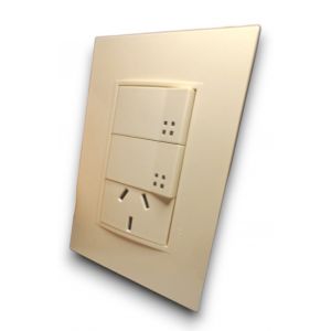 SET ARMADO 2 PUNTOS Y TOMA 10A  BEIGE PLEIN EXULTT - Vista 1