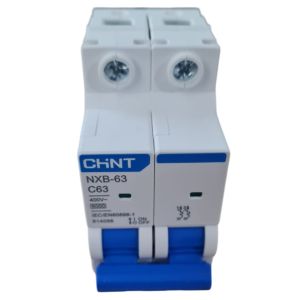 LLAVE TERMICA BIPOLAR 2X63A 6KA CURVA C CHINT - Vista 2