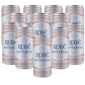 VINO SANTA JULIA ROSE LATA 269 CC X 12 UNIDADES