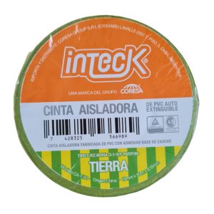CINTA AISLADORA PVC 20 MTS INTECK - Vista 21
