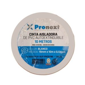 CINTA AISLADORA 10M 0.13MM*19MM PRONEXT - Vista 1