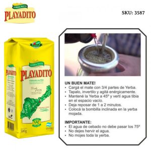 YERBA PLAYADITO 500 GR X 10 UNIDADES - Vista 5