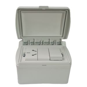 TAPA CAPSULADA EXTERIOR RIGIDA APLICAR  + 1 PUNTO Y TOMA ESPECIAL EXULTT - Vista 1