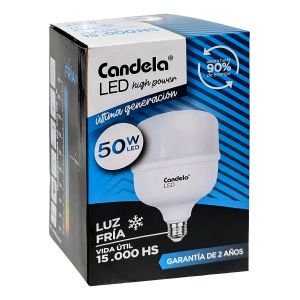 LAMPARA LED HIGH POWER 50W FRIA CANDELA