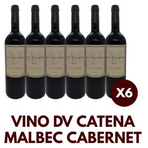 VINO DV CATENA MALBEC CABERNET 750 CC X 6 BOTELLAS - Vista 1
