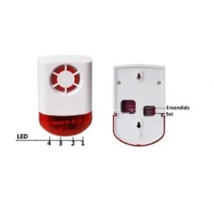 SIRENA EXTERIOR PARA ALARMA PRONEXT WALA 10C Y WALA 3000 - Vista 2