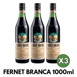 FERNET BRANCA BOTELLA 1000 ML X3 UNIDADES - Vista 1