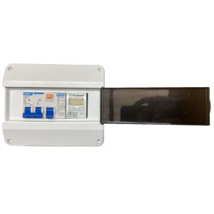 COMBO TERMICA 2X16 + DISYUNTOR 2X25 CHINT + TABLERO + MEDIDOR DE CONSUMO CON RESET